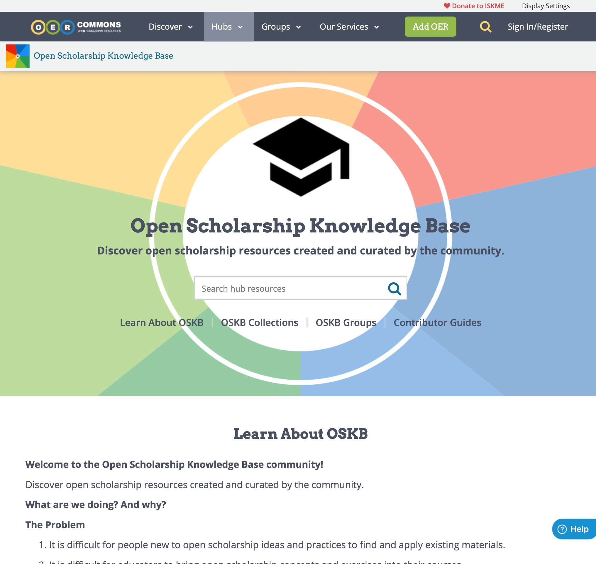 Open Scholarship Knowledge Base